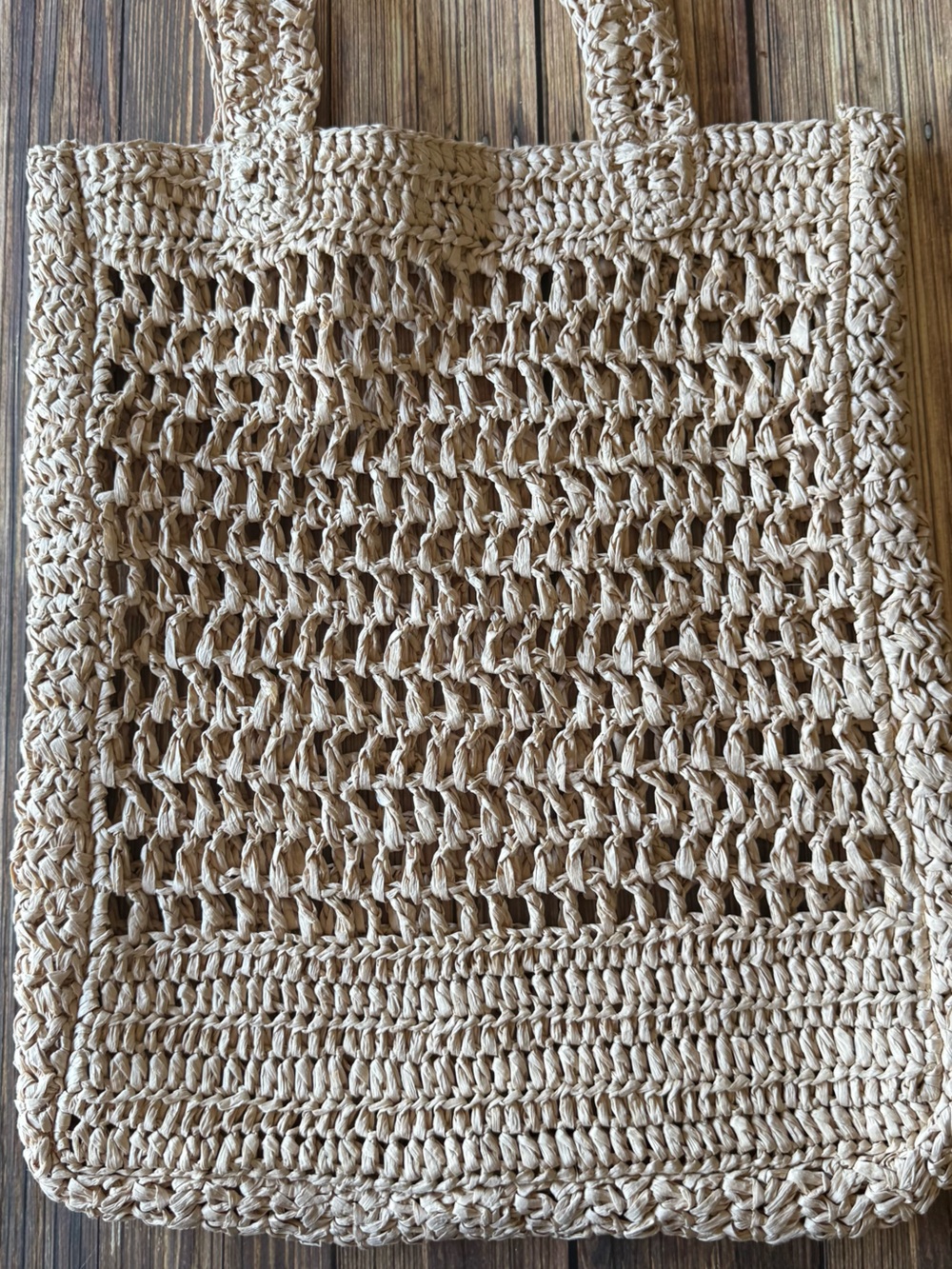 NWT A New Day Medium Shoulder Straw Beach Shopping Bag Purse - Picture 2 of 3